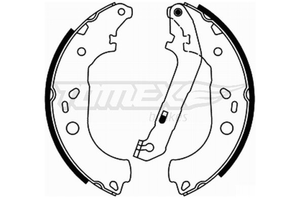 Sada brzdových čeľustí TOMEX Brakes